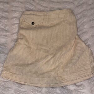 Urban Corduroy Cream Skirt